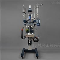 進料放料方便可升降可旋轉(zhuǎn)玻璃反應(yīng)釜